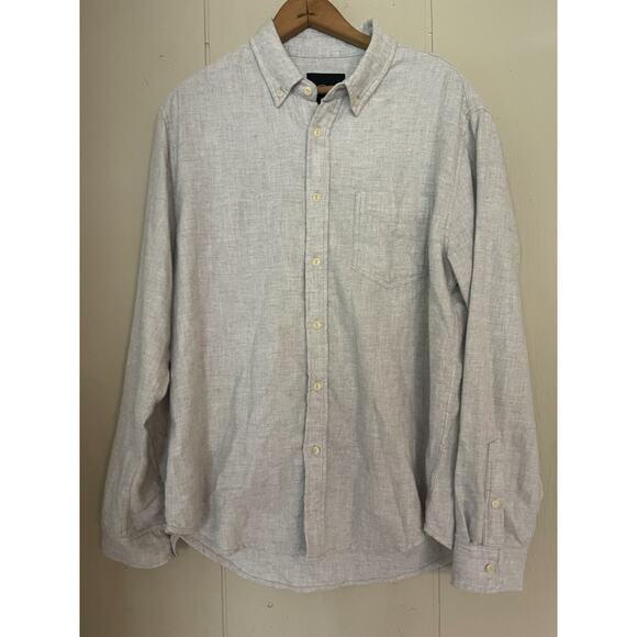 Rails Berkeley Light Grey Soft Brushed Lightweight Flannel Shirt Jacket M - Picture 6 of 10